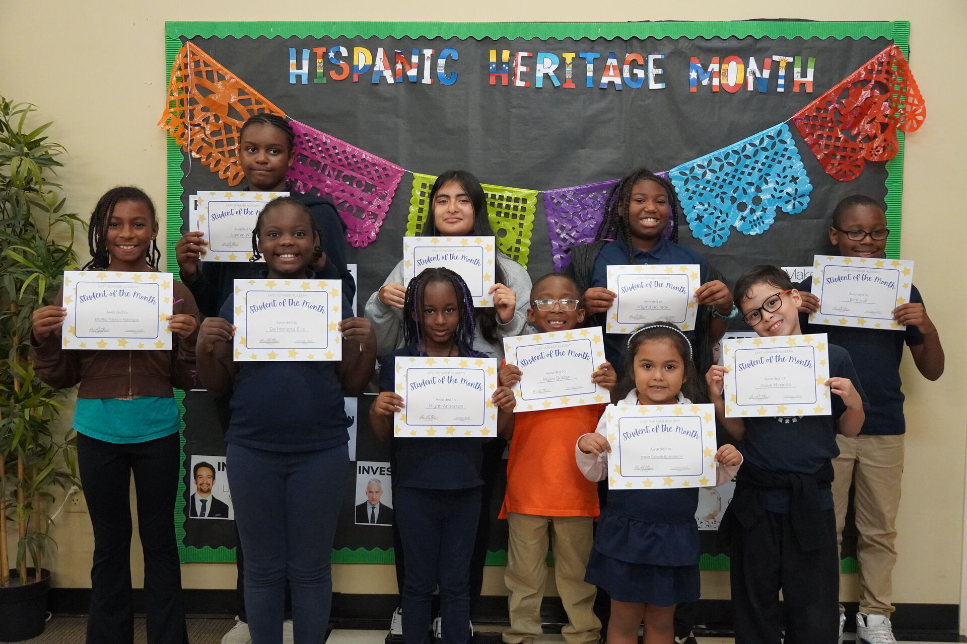 Students learning at East Voyager Academy