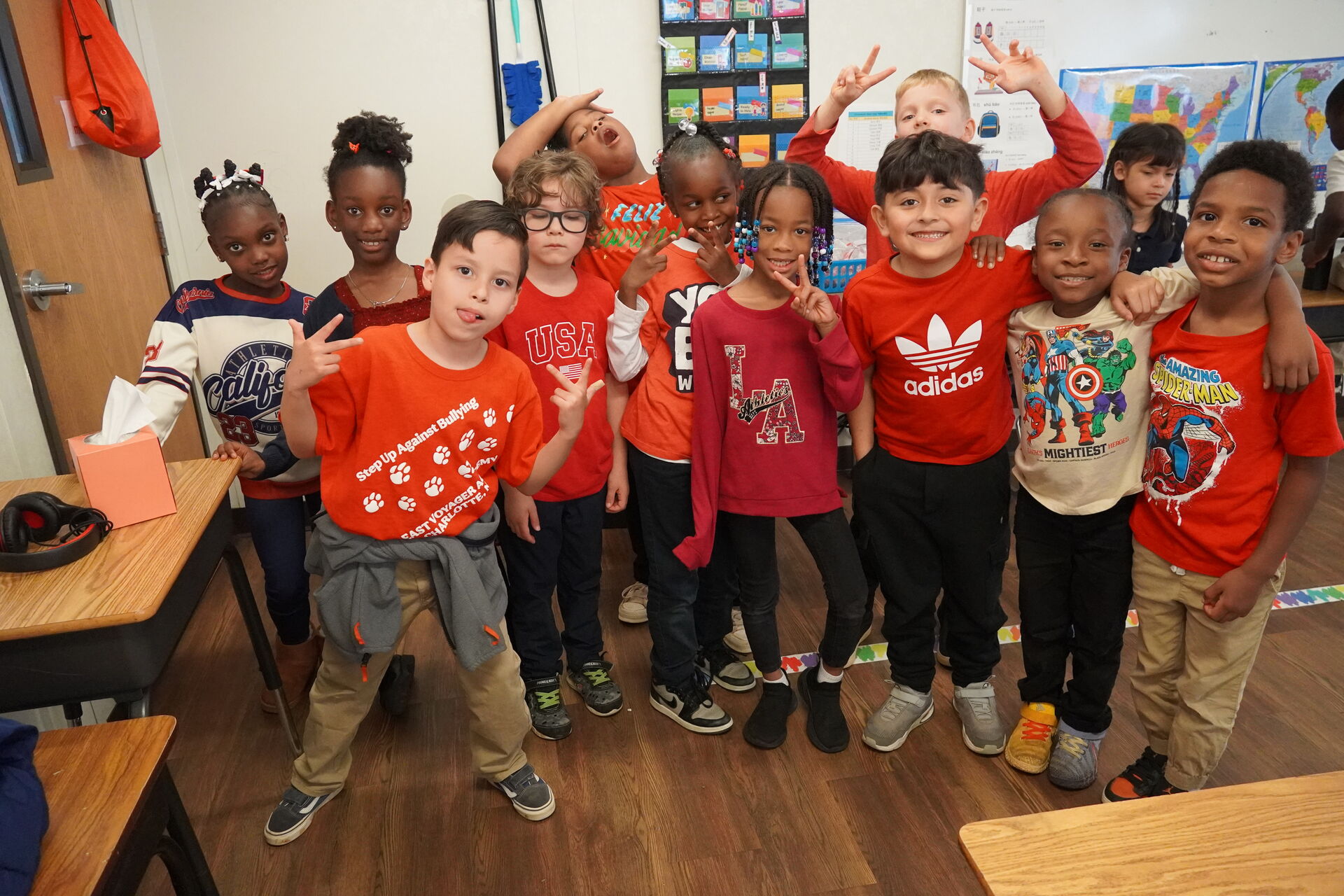 Mandarin immersion classrooms at East Voyager Academy