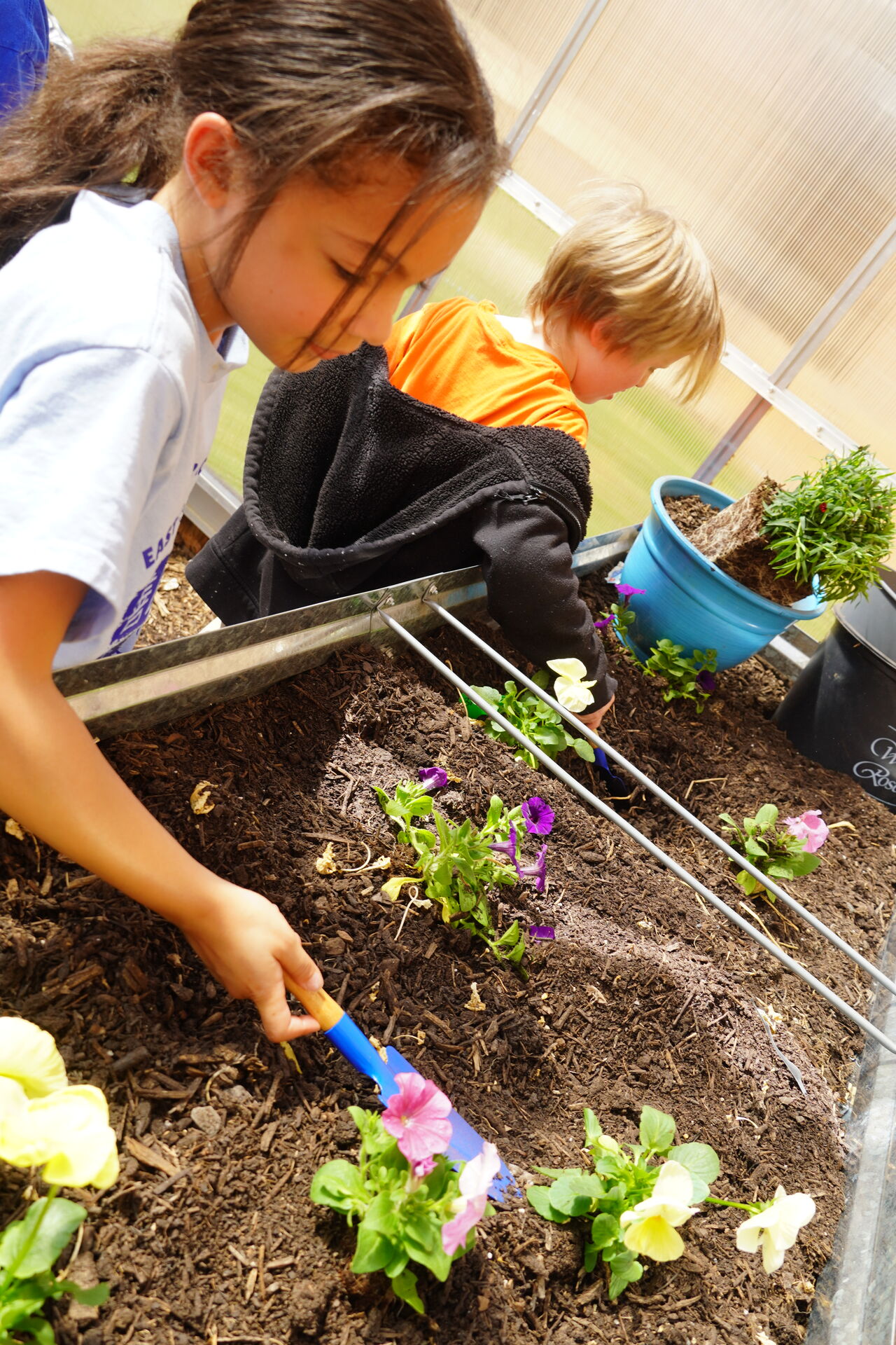 Mandarin immersion classrooms at East Voyager Academy